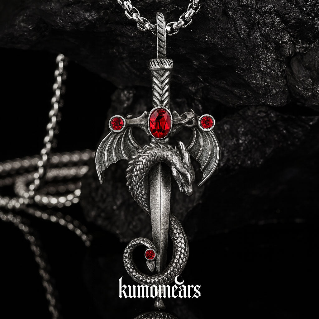 Collier Dragon Sword