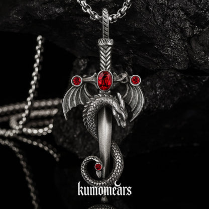 Collier Dragon Sword