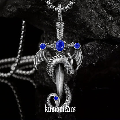 Collier Dragon Sword