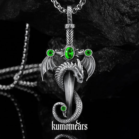 Collier Dragon Sword